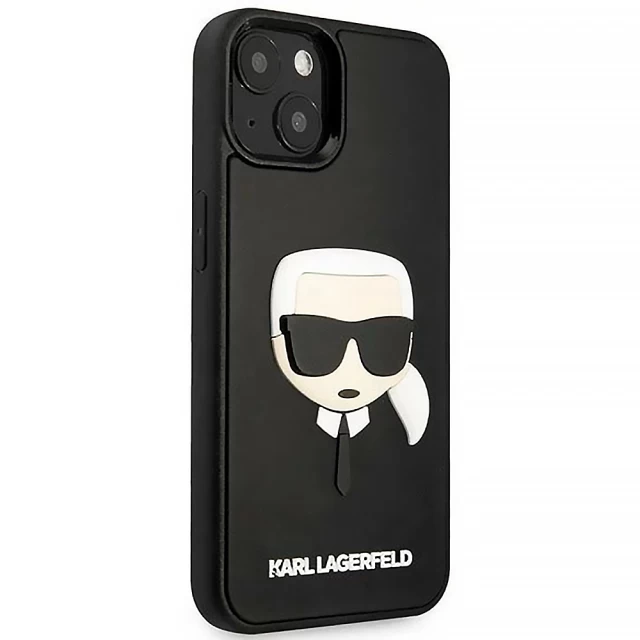 Чехол Karl Lagerfeld 3D Rubber Karl's Head для iPhone 14 Plus Black (KLHCP14MKH3DBK)