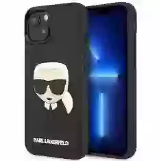 Чехол Karl Lagerfeld 3D Rubber Karl's Head для iPhone 14 Plus Black (KLHCP14MKH3DBK)