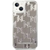 Чохол Karl Lagerfeld Glitter Monogram для iPhone 14 Plus Silver (KLHCP14MLMNMS)