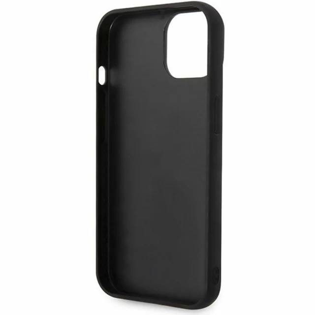 Чохол Karl Lagerfeld Puffy Elongated Logo для iPhone 14 Plus Black (KLHCP14MPSQAK)