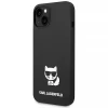 Чехол Karl Lagerfeld Silicone Choupette Body для iPhone 14 Plus Black (KLHCP14MSLCTBK)