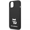 Чохол Karl Lagerfeld Silicone Choupette Body для iPhone 14 Plus Black (KLHCP14MSLCTBK)