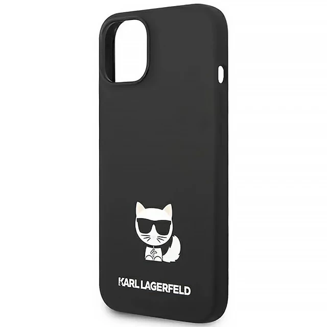 Чехол Karl Lagerfeld Silicone Choupette Body для iPhone 14 Plus Black (KLHCP14MSLCTBK)