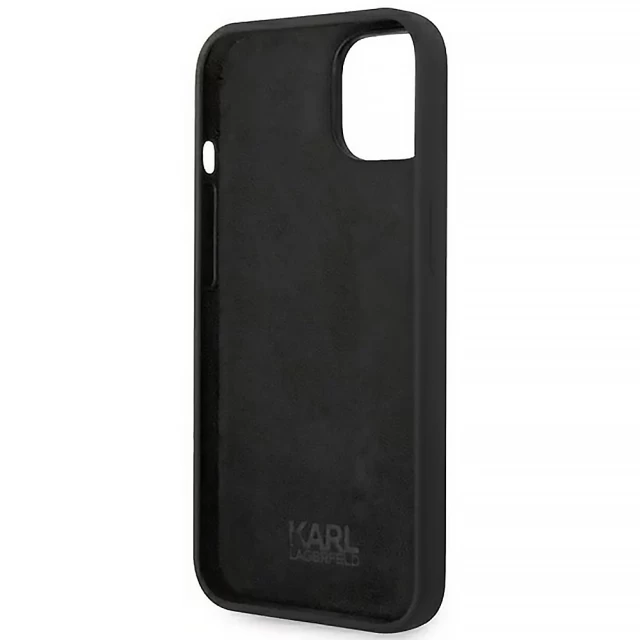 Чохол Karl Lagerfeld Silicone Choupette Body для iPhone 14 Plus Black (KLHCP14MSLCTBK)