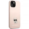 Чохол Karl Lagerfeld Silicone Choupette Body для iPhone 14 Plus Light Pink (KLHCP14MSLCTPI)