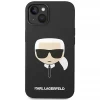 Чохол Karl Lagerfeld Silicone Karl's Head для iPhone 14 Plus Black (KLHCP14MSLKHBK)