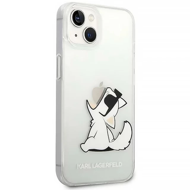 Чехол Karl Lagerfeld Choupette Fun для iPhone 14 Transparent (KLHCP14SCFNRC)
