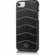 Чехол Mercedes для iPhone SE 2022/SE 2020/8/7 Wave Line Black (MEHCP7CUSALBK)
