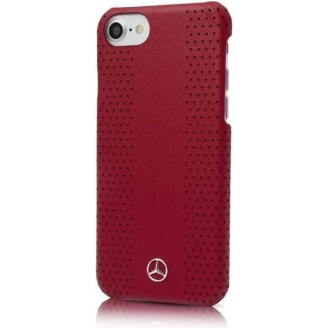 Чехол Mercedes для iPhone SE 2022/SE 2020/8/7 Leather Perforated Red (MEHCP7PEVSRE)