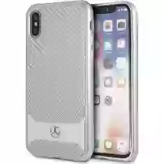 Чохол Mercedes для iPhone XS/X Real Carbon Dynamic Silver (MEHCPXHACASI)