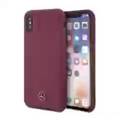Чохол Mercedes для iPhone XS/X Silicone Line Red (MEHCPXSILRE)