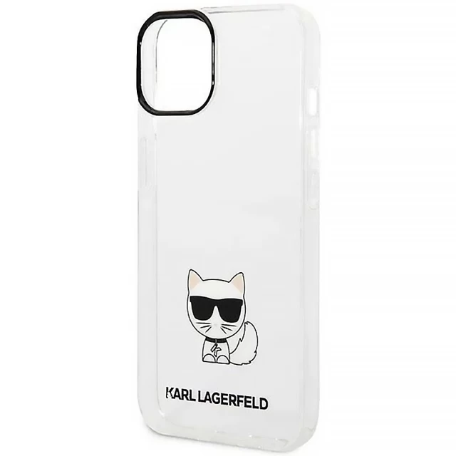 Чохол Karl Lagerfeld Choupette для iPhone 14 Clear (KLHCP14SCTTR)