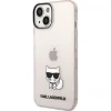 Чехол Karl Lagerfeld Choupette для iPhone 14 Pink (KLHCP14SCTTRI)