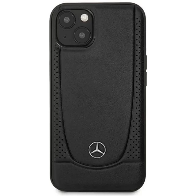 Чехол Mercedes для iPhone 14 Leather Urban Black (MEHCP14SARMBK)