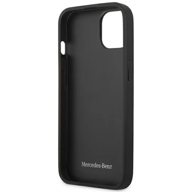 Чехол Mercedes для iPhone 14 Leather Urban Black (MEHCP14SARMBK)