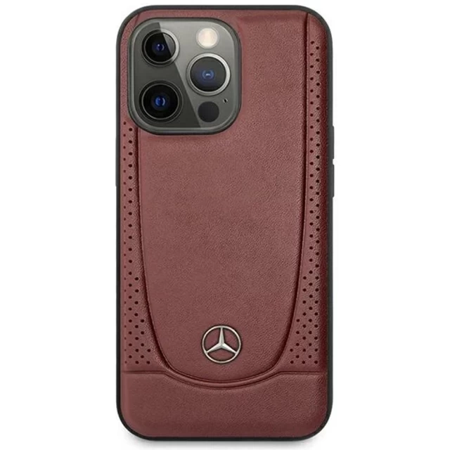 Чехол Mercedes для iPhone 14 Pro Max Leather Urban Red (MEHCP14XARMRE)