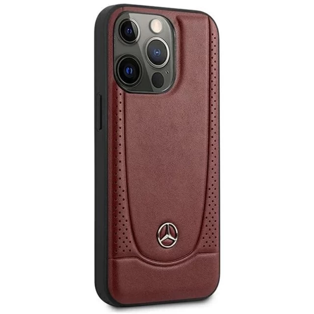 Чохол Mercedes для iPhone 14 Pro Max Leather Urban Red (MEHCP14XARMRE)