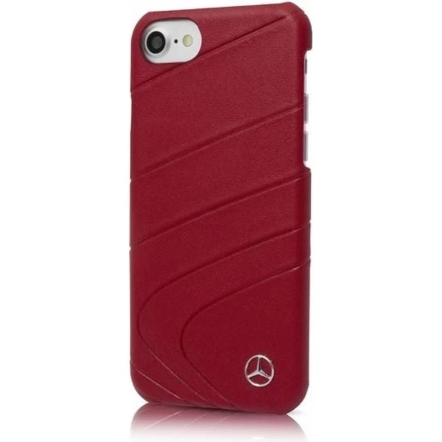 Чохол Mercedes для iPhone SE 2022/SE 2020/8/7 Real Leather Red (MEHCP7CLRE)