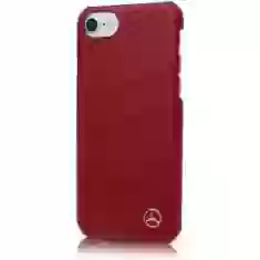 Чехол Mercedes для iPhone SE 2022/SE 2020/8/7 Real Leather Red (MEHCP7CLRE)