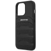 Чохол Mercedes для iPhone 14 Pro Leather Debossed Lines Black (AMHCP14LGSEBK)
