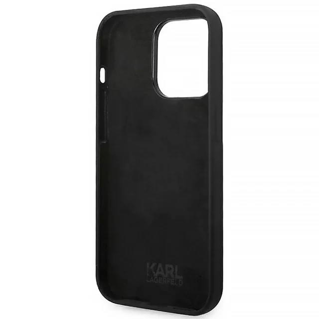 Чехол Karl Lagerfeld Silicone Choupette Body для iPhone 14 Pro Max Black (KLHCP14XSLCTBK)