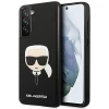 Чехол Karl Lagerfeld Saffiano Ikonik Karl's Head для Samsung Galaxy S21 G990 FE Black (KLHCS21FSAKHBK)