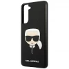 Чохол Karl Lagerfeld Saffiano Ikonik Karl's Head для Samsung Galaxy S21 G990 FE Black (KLHCS21FSAKHBK)