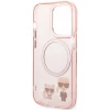 Чохол Karl Lagerfeld Karl & Choupette для iPhone 14 Pro Pink with MagSafe (KLHMP14LHKCP)