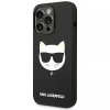 Чехол Karl Lagerfeld Silicone Choupette для iPhone 14 Pro Black with MagSafe (KLHMP14LSLCHBK)