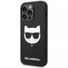 Чохол Karl Lagerfeld Silicone Choupette для iPhone 14 Pro Black with MagSafe (KLHMP14LSLCHBK)