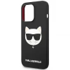 Чехол Karl Lagerfeld Silicone Choupette для iPhone 14 Pro Black with MagSafe (KLHMP14LSLCHBK)