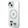 Чохол Karl Lagerfeld Karl & Choupette для iPhone 14 Plus Transparent with MagSafe (KLHMP14MHKCT)