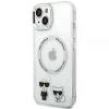 Чохол Karl Lagerfeld Karl & Choupette для iPhone 14 Clear with MagSafe (KLHMP14SHKCT)