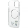 Чохол Karl Lagerfeld Karl & Choupette для iPhone 14 Clear with MagSafe (KLHMP14SHKCT)