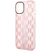 Чехол Karl Lagerfeld Mono Vertical Stripe для iPhone 14 Pink (KLHCP14SHKLSPCP)