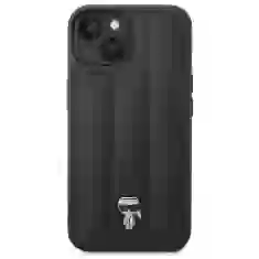 Чохол Karl Lagerfeld Puffy Iconik Pin для iPhone 14 Black (KLHCP14SPSQPK)