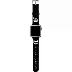 Ремешок Karl Lagerfeld Karl & Choupette Head's для Apple Watch 49 | 45 | 44 | 42 mm Black (KLAWLSLCKK)