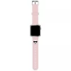 Ремешок Karl Lagerfeld Silicone Choupette Heads для Apple Watch 49 | 45 | 44 | 42 mm Pink (KLAWLSLCP)
