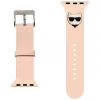 Ремешок Karl Lagerfeld Silicone Choupette Heads для Apple Watch 41 | 40 | 38 mm Pink (KLAWMSLCP)