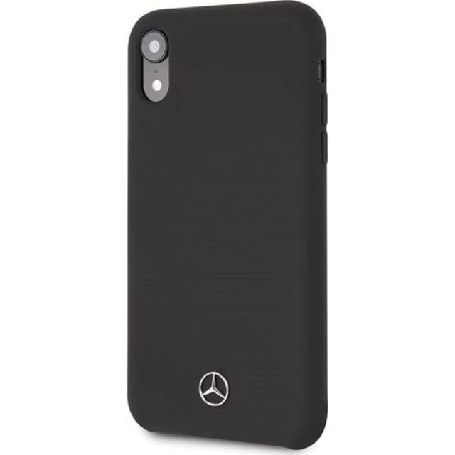 Чохол Mercedes для iPhone XR Silicone Line Black (MEHCI61SILBK)