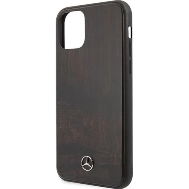 Чохол Mercedes для iPhone 11 Wood Line Rosewood Brown (MEHCN61VWOBR)