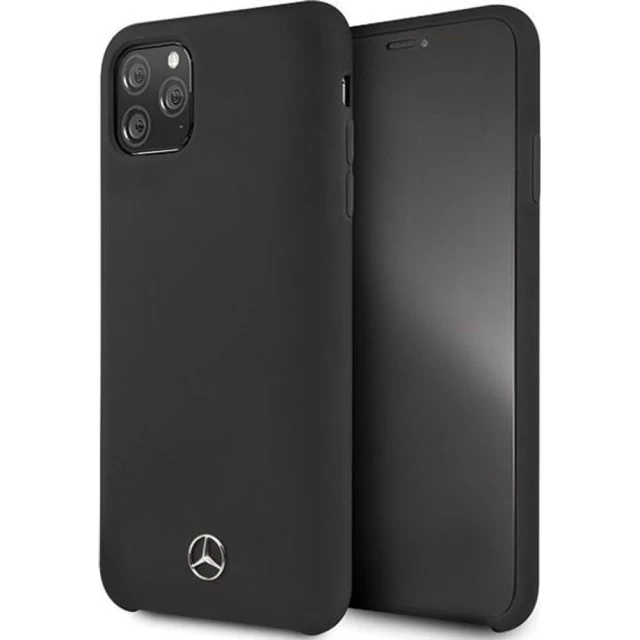 Чехол Mercedes для iPhone 11 Pro Max Silicone Line Black (MEHCN65SILBK)