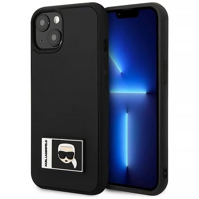 Чехол Karl Lagerfeld Iсonik Patch для iPhone 13 mini Black (KLHCP13S3DKPK)