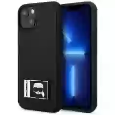 Чохол Karl Lagerfeld Iсonik Patch для iPhone 13 mini Black (KLHCP13S3DKPK)