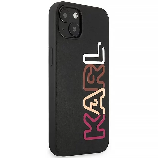 Чохол Karl Lagerfeld Multipink Brand для iPhone 13 mini Black (KLHCP13SPCOBK)