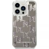 Чехол Karl Lagerfeld Liquid Glitter Monogram для iPhone 14 Pro Max Silver (KLHCP14XLMNMS)