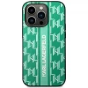 Чохол Karl Lagerfeld Monogram Stripe для iPhone 14 Pro Max Green (KLHCP14XPGKLSKN)