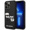 Чехол Karl Lagerfeld Karl & Choupette Iconik 3D для iPhone 14 Pro Black (KLHCP14L3DRKCK)