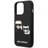 Чохол Karl Lagerfeld Karl & Choupette Iconik 3D для iPhone 14 Pro Black (KLHCP14L3DRKCK)