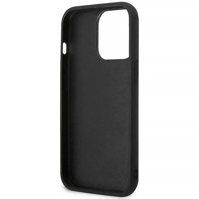 Чехол Karl Lagerfeld Karl & Choupette Iconik 3D для iPhone 14 Pro Black (KLHCP14L3DRKCK)